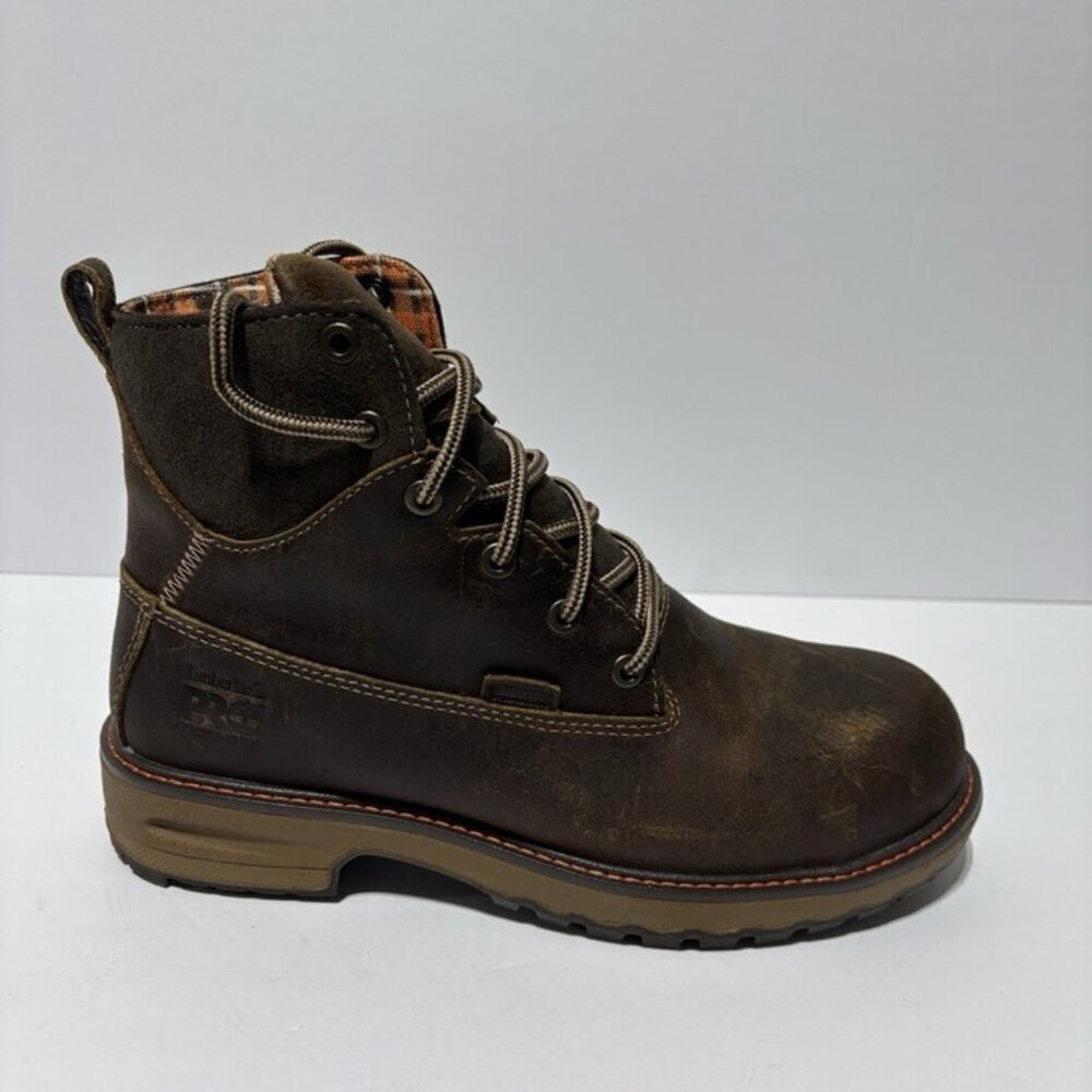 Timberland Pro Women’s Hightower 6” Composite Toe Boots Brown, Size 7.5 M